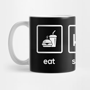 Eat Sleep Wrestle Mug